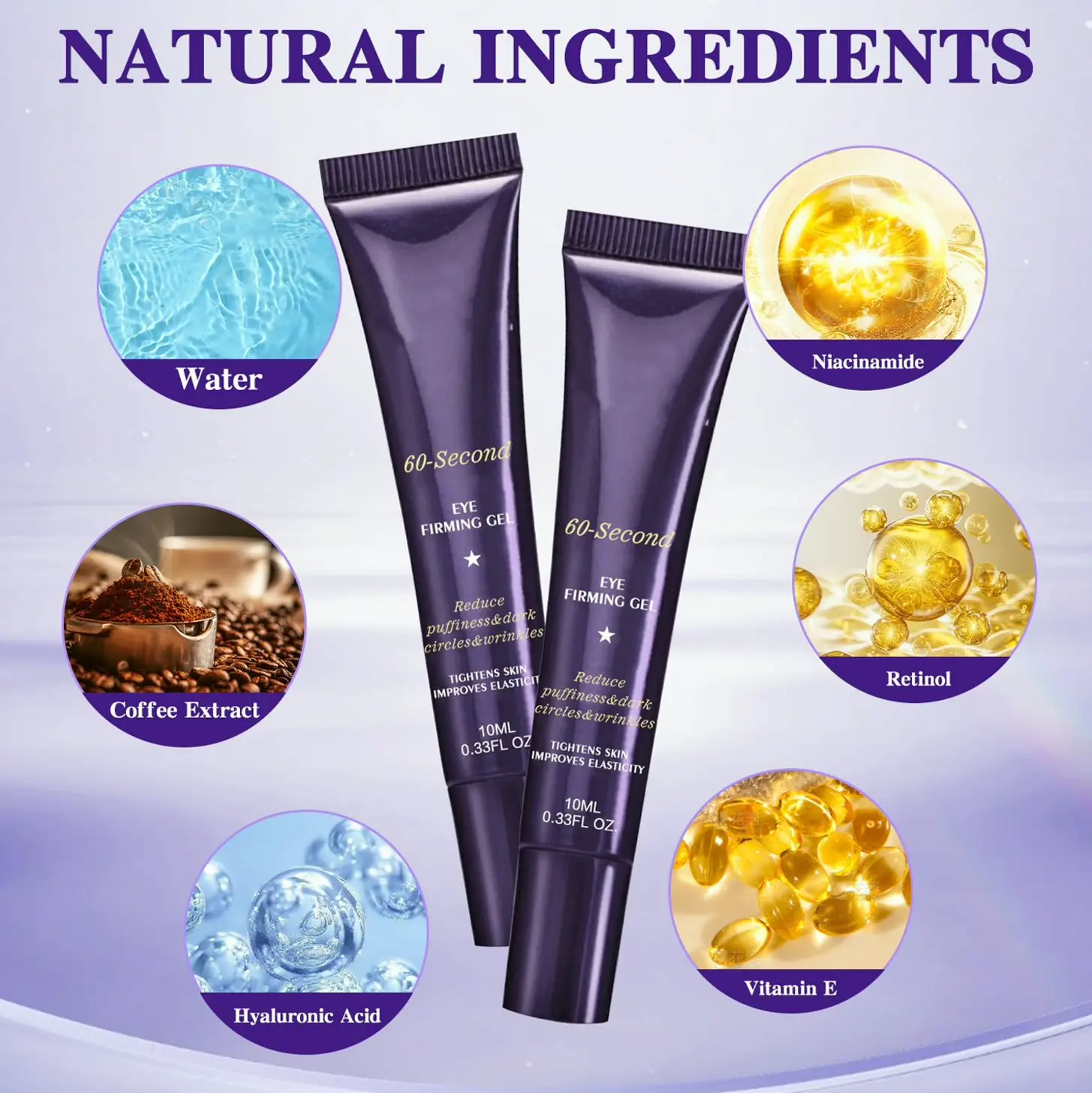 Two-Piece 60-Sec Anti-Aging Eye Firming Gel