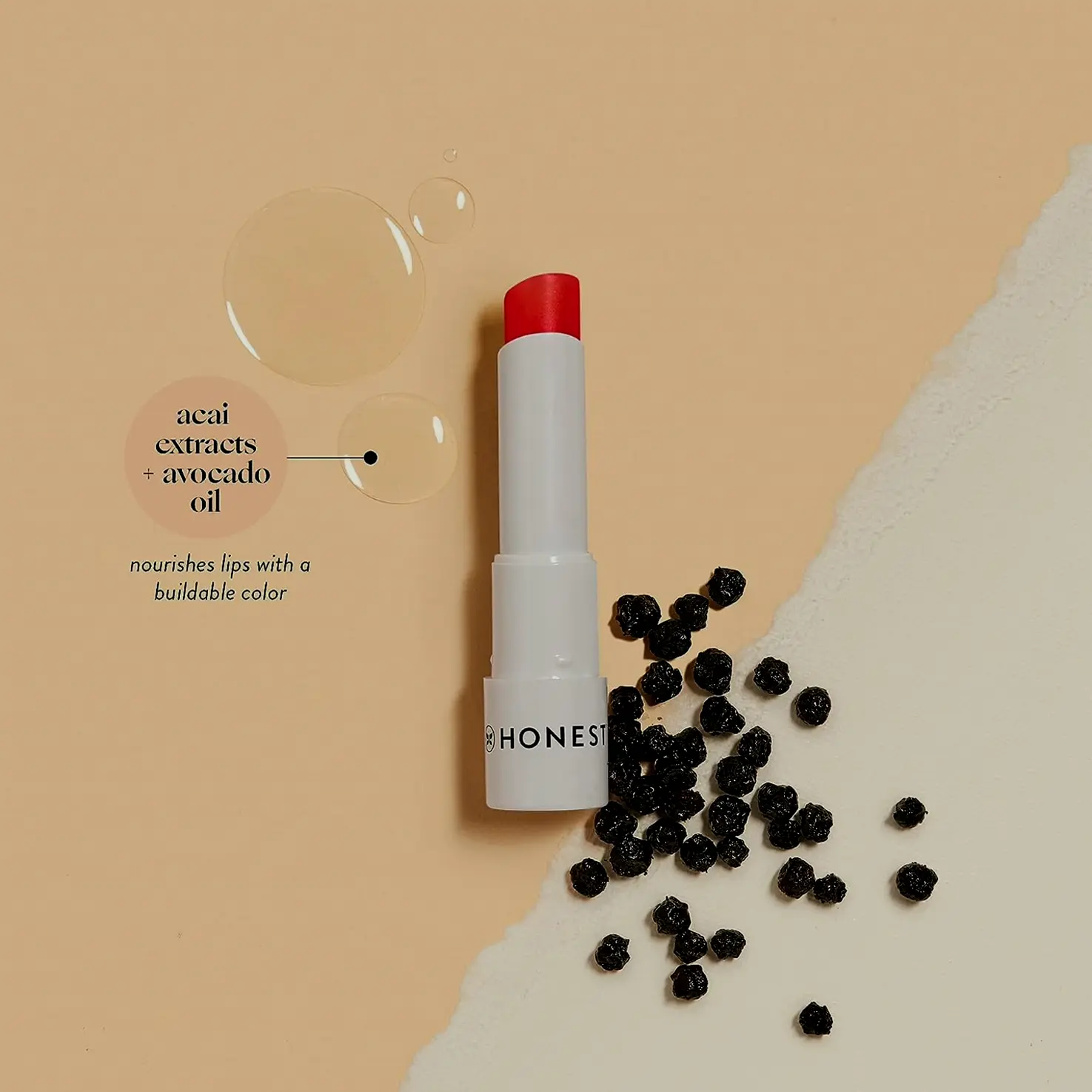 Trustworthy Aesthetics Tinted Lip Moisturizer with Acai & Avocado Extract