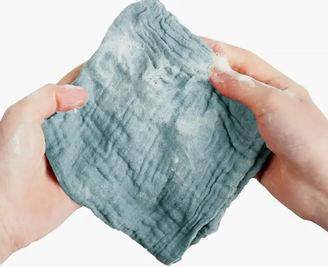 Set of 7 Gentle Cotton Face Towels for Sensitive Skin