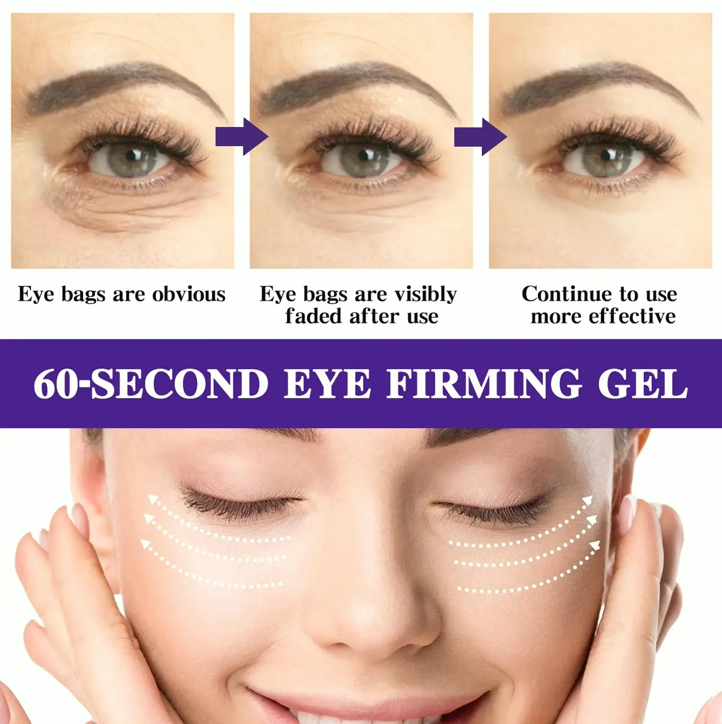 Two-Piece 60-Sec Anti-Aging Eye Firming Gel