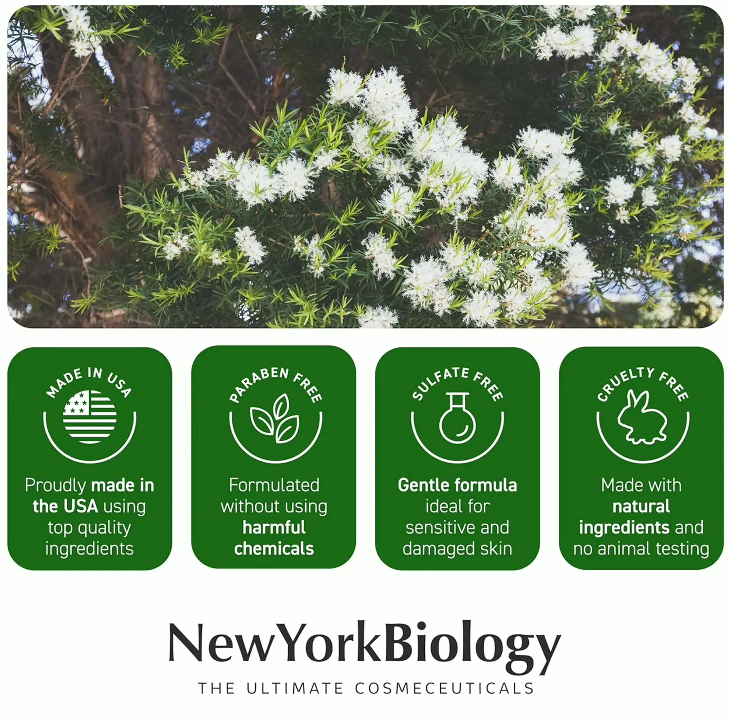 New York Biology Foot Moisturizer for Cracked Feet & More - 8 oz