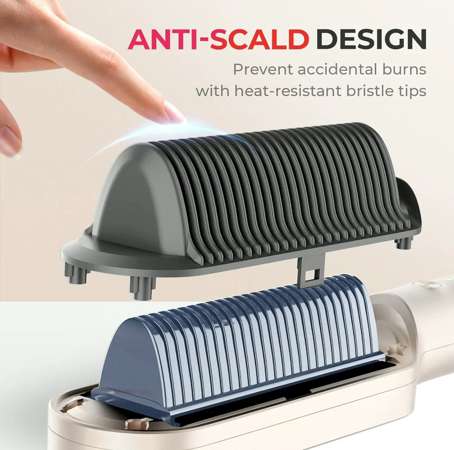 TYMO Hair Styling Straightener - Ceramic Blend, 5 Settings, 20s Quick Heating, Multi Voltage