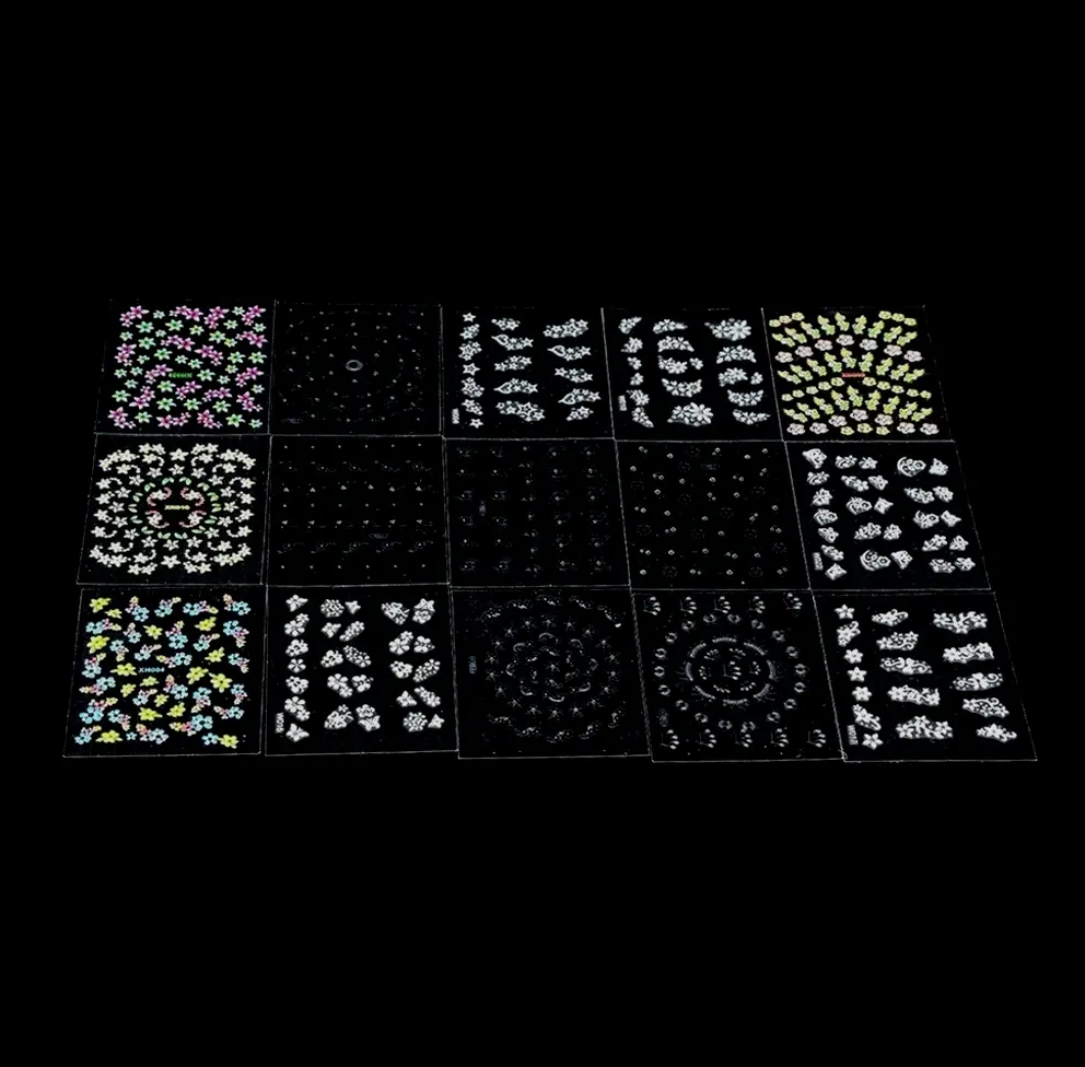 Thirty Sheets Three-Dimensional Manicure Art Decals