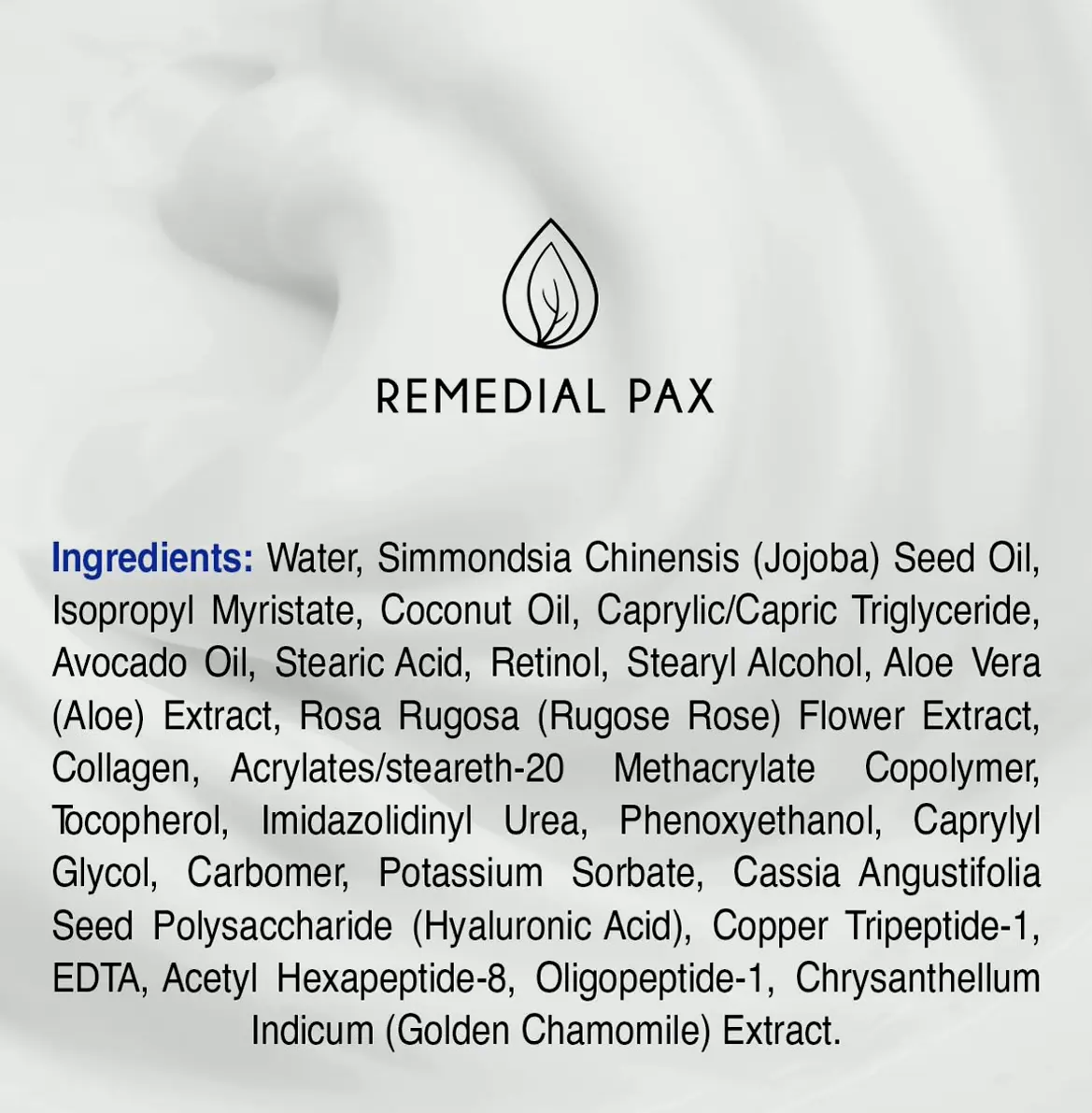 REMEDIAL Collagen Face Cream with Hyaluronic Acid