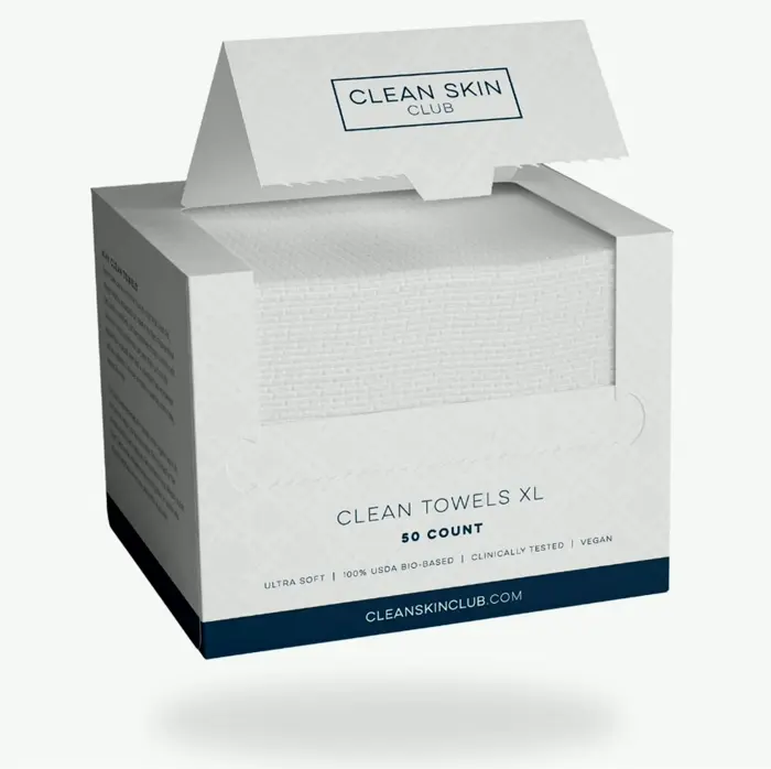 Clean Skin Club Single-use Face Towels Large™ Ultra Soft Set of 50