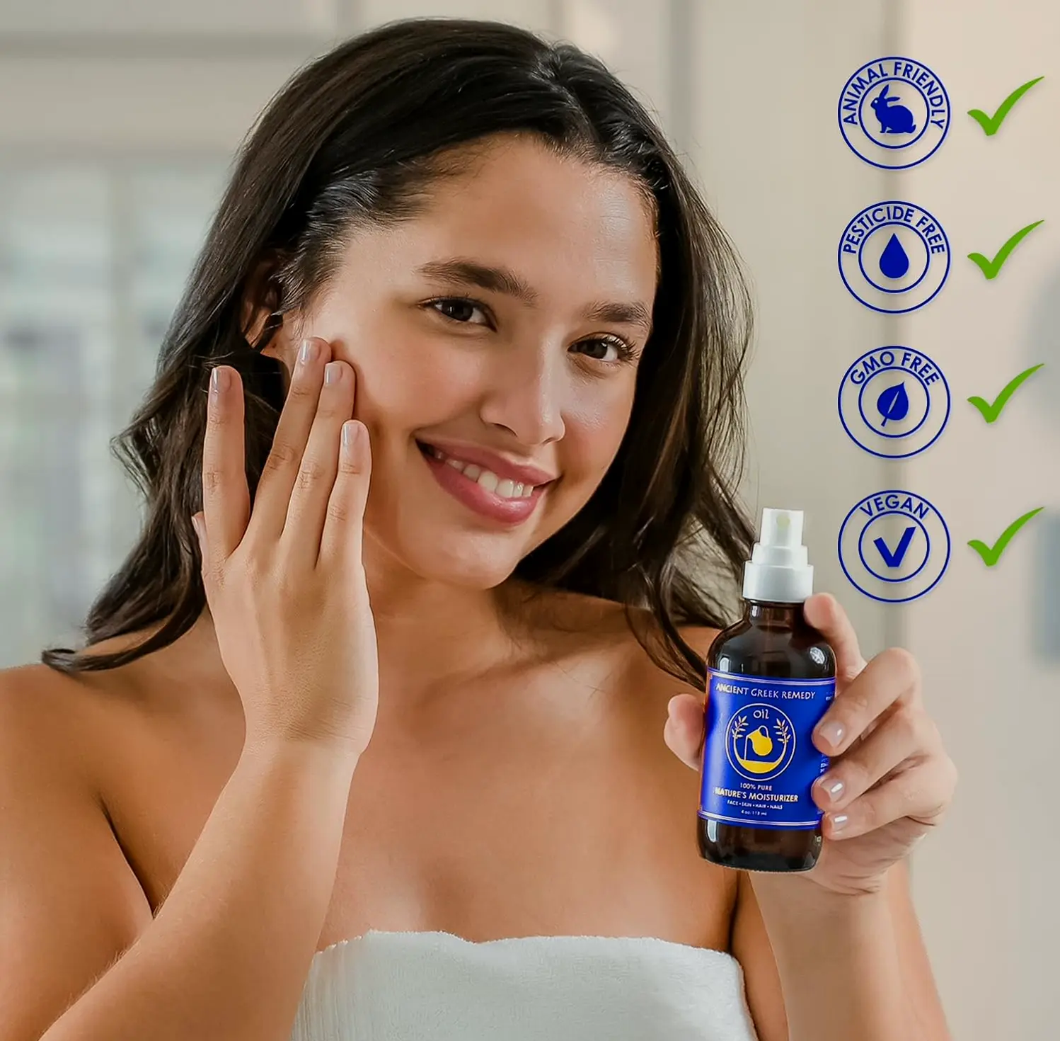 Natural Face & Body Oil for Sensitive Skin - Traditional Remedy, 4oz