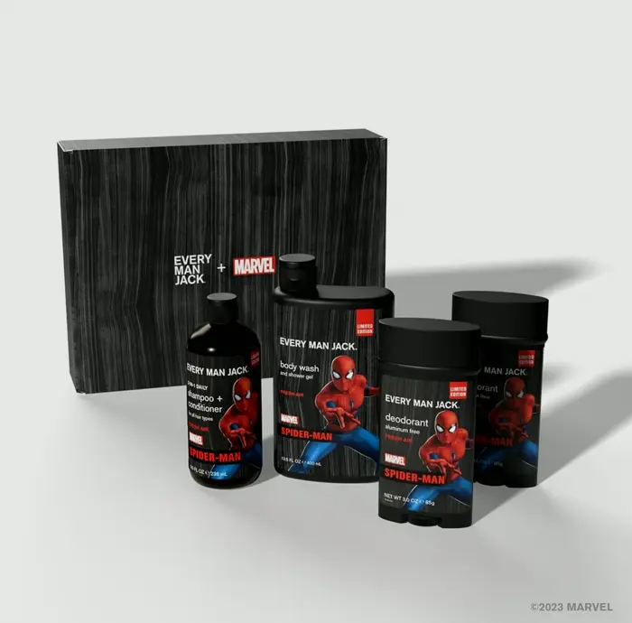 Marvel-Inspired Every Man Jack Body Kit - Bath & Body Marvel-Lover Gift