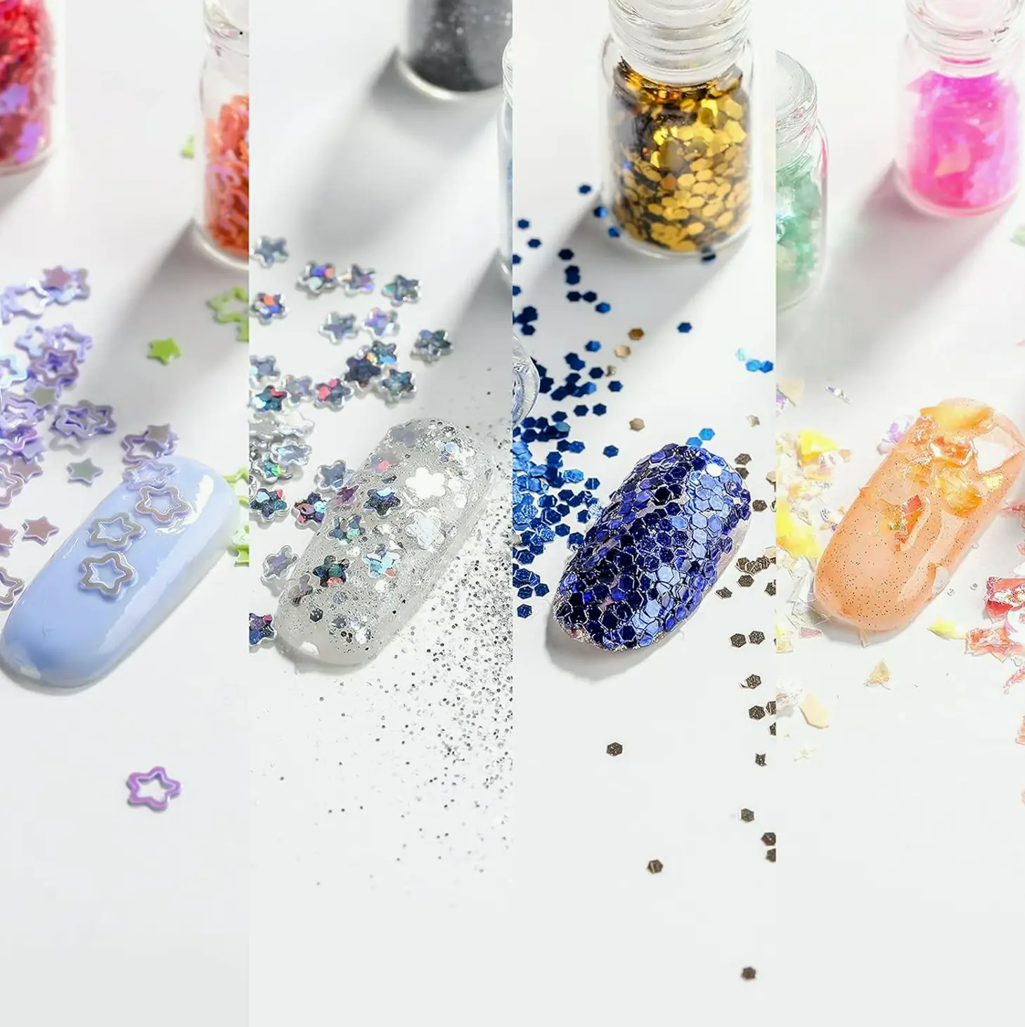 Oneleaf's 48-Pot Nail Design Kit for Expert Decoration