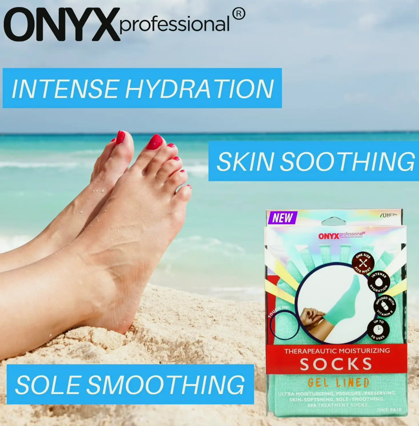 Moisturizing Gel Socks, Dry Feet Care