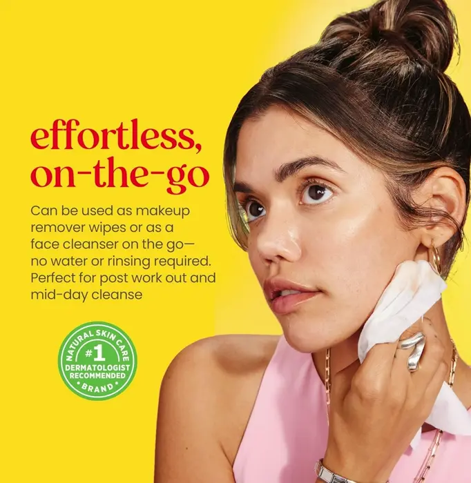 White Facial Towelettes Suitable For Every Skin Types, Hydrating Cosmetic Eliminator, Thirty Ct Triple Pack