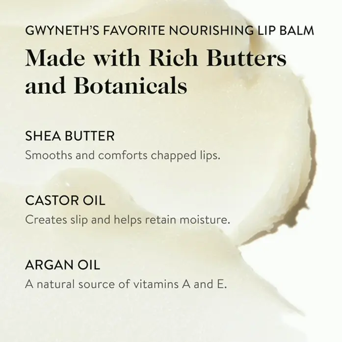 goop Beauty Mouth Balm with Coco Extract & Shea Fat | Petrolatum & Preservative Free Compact 0.16 oz