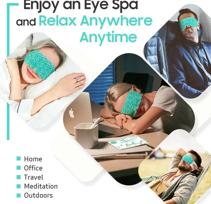 20-Pack Steam Heated Eye Masks, Self Warming, Unscented