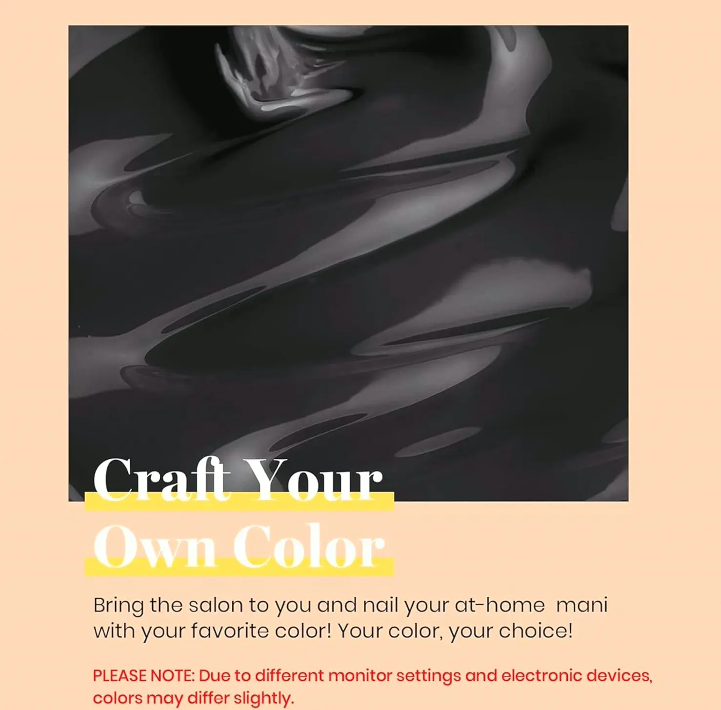 Beetles Gel Nail Polish - Audrey Black 1 pcs