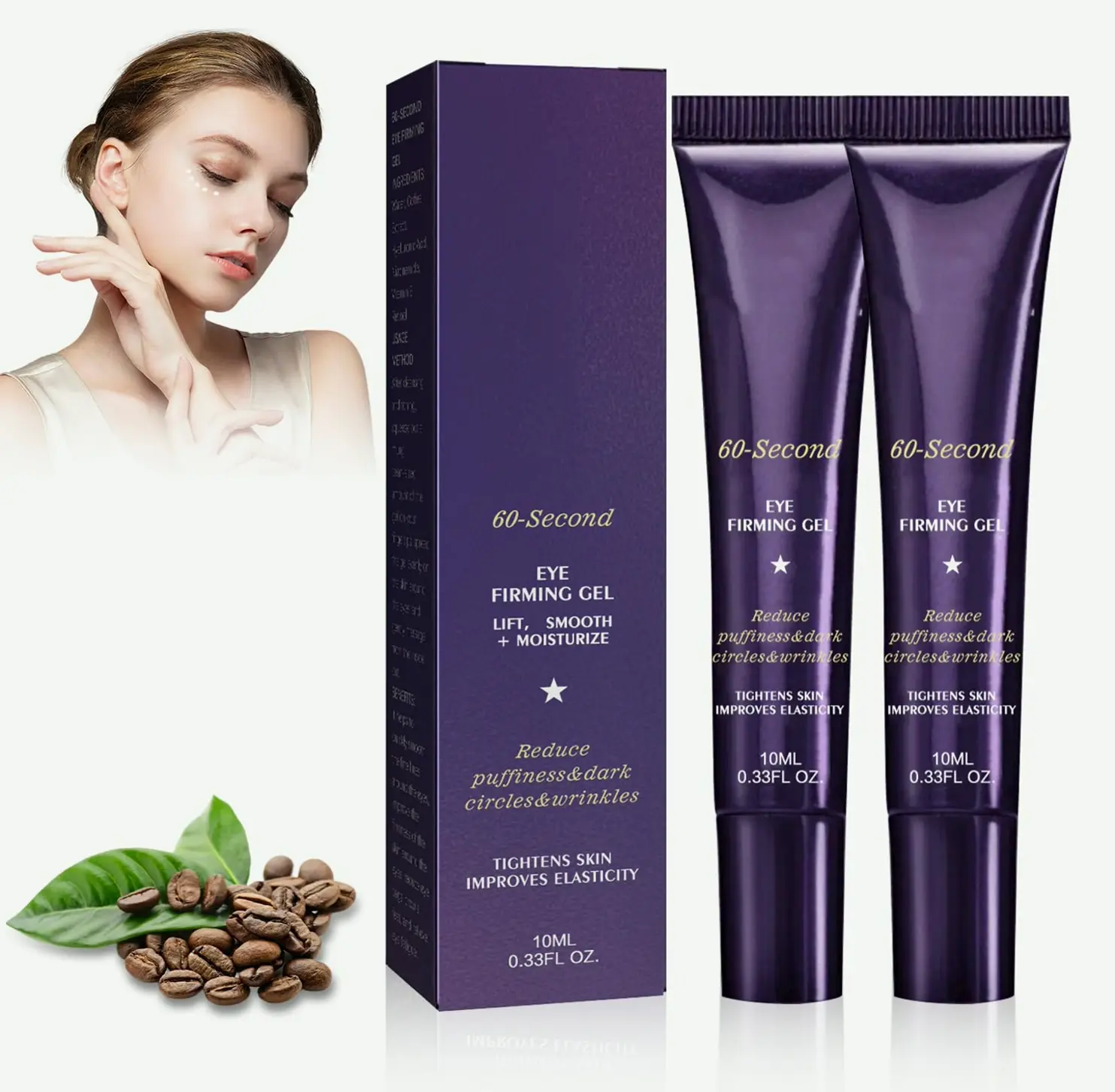 Two-Piece 60-Sec Anti-Aging Eye Firming Gel