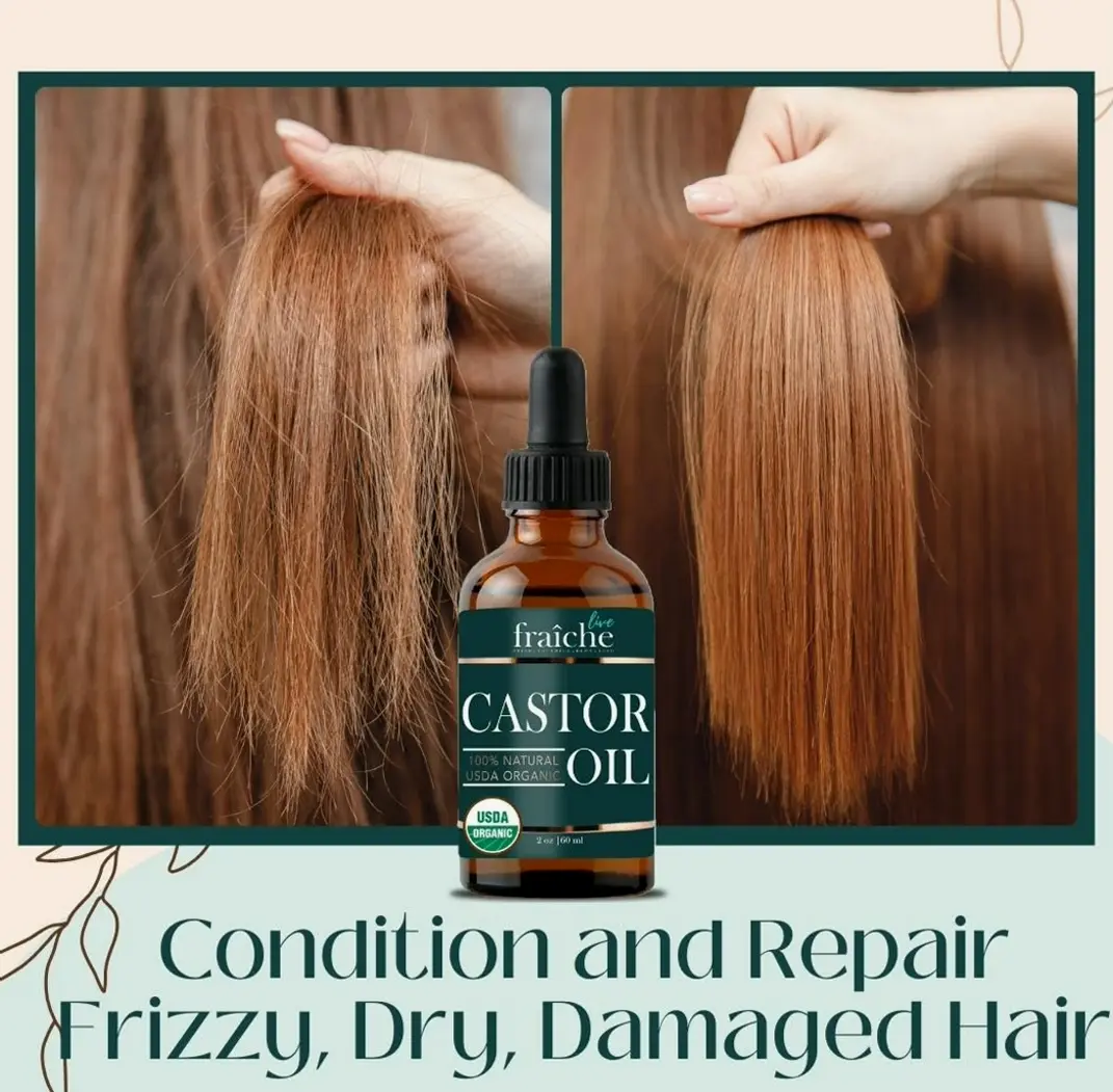 Natural Oil with Brush (2oz) for Lashes