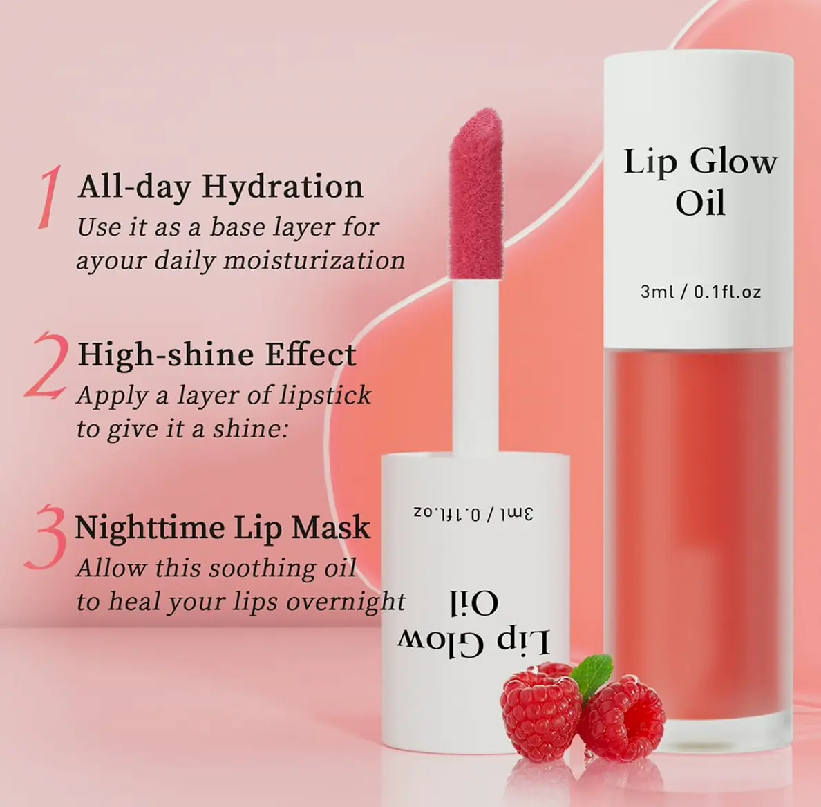 Raspberry Rejuvenating Transparent Lip Balm