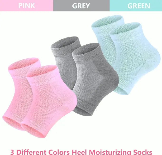 Moisturizing Gel Foot Sleeves, Open Toe Socks