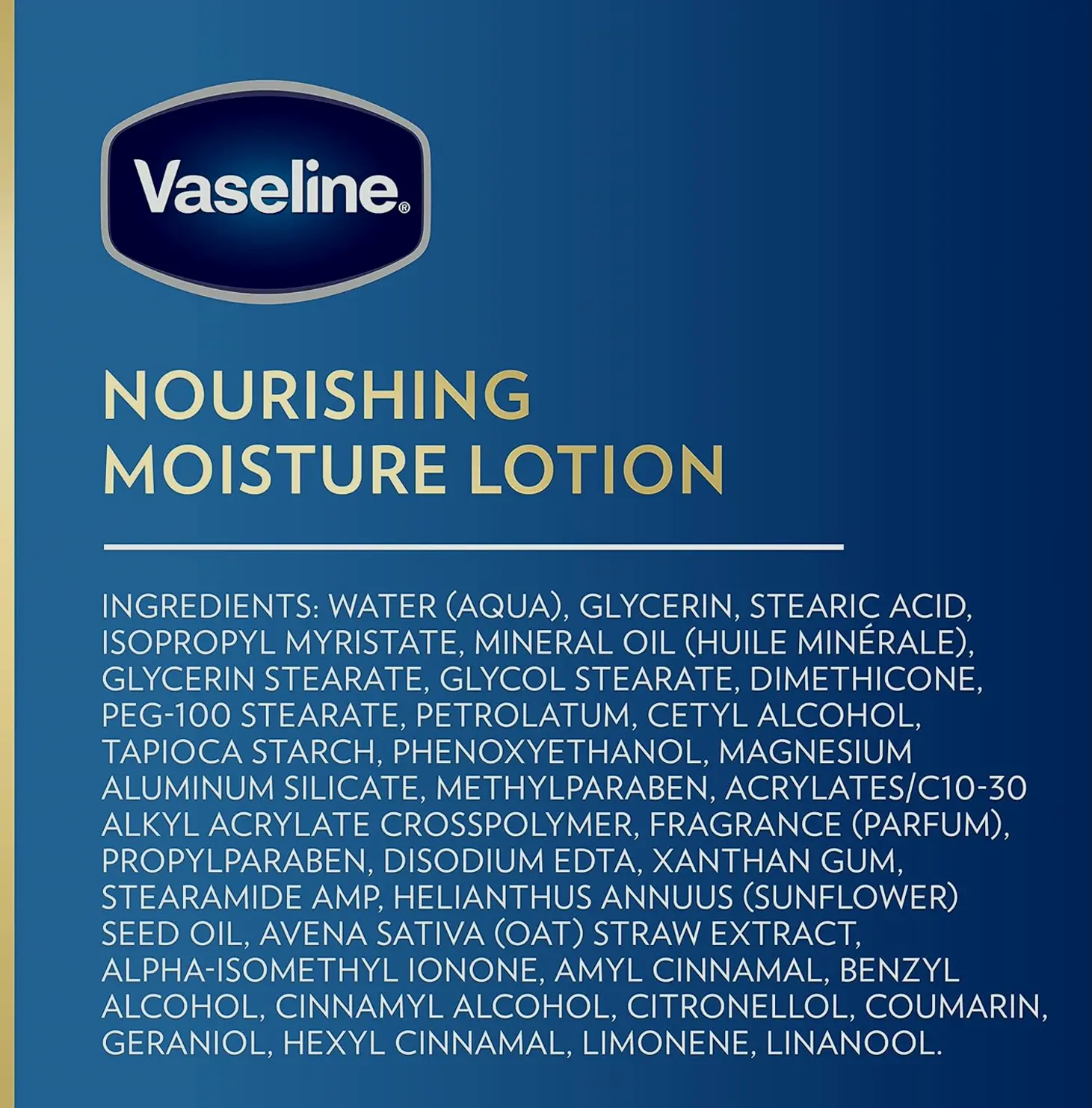 Vaseline Nourishing Body Cream to Dry Skin 20.3 oz, 3 Count