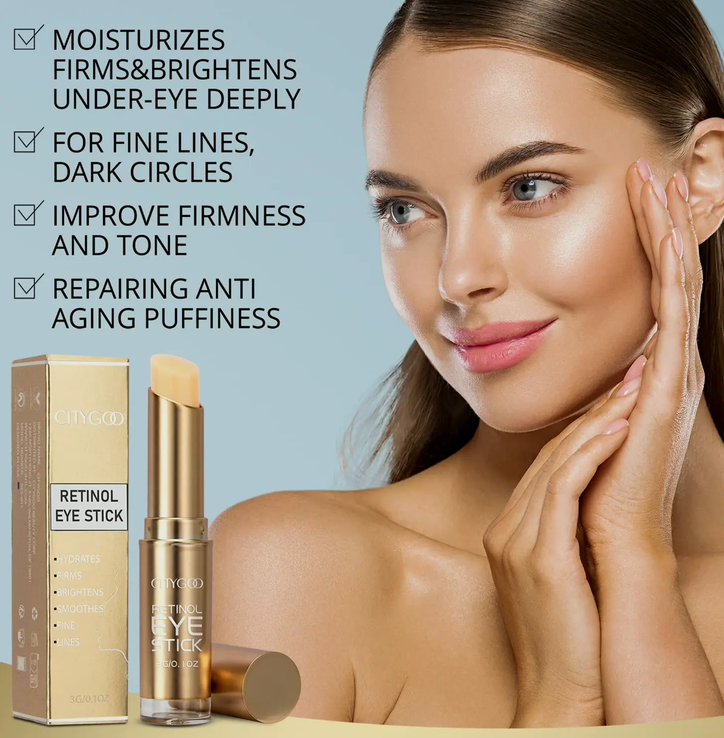 Retinol Eye Stick for Dark Circles & Fine Lines