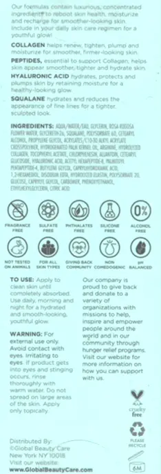 Worldwide Beauty Care Smooth & Firm Protein Under-eye Cream 0.5fl oz