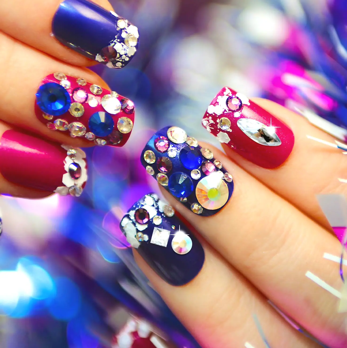 Nail Art Kit for Girls with Gems