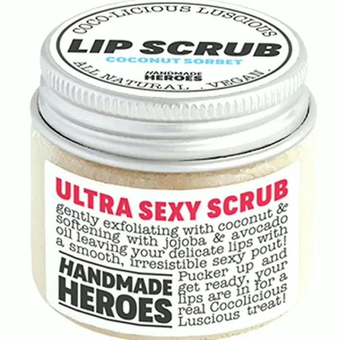 Vegan Lip Care Scrub - Coconut Sorbet Exfoliator