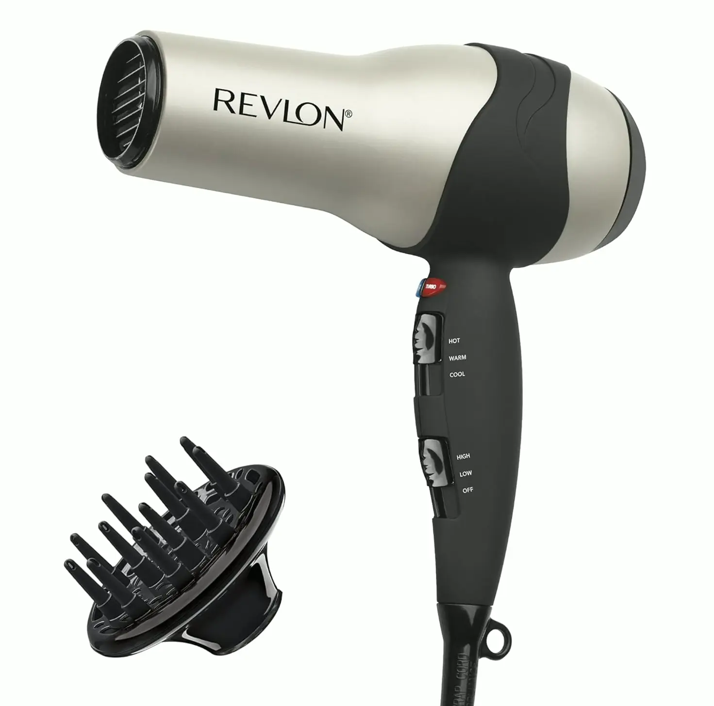 Revlon Turbo Hair Drier, 1875 W Silver