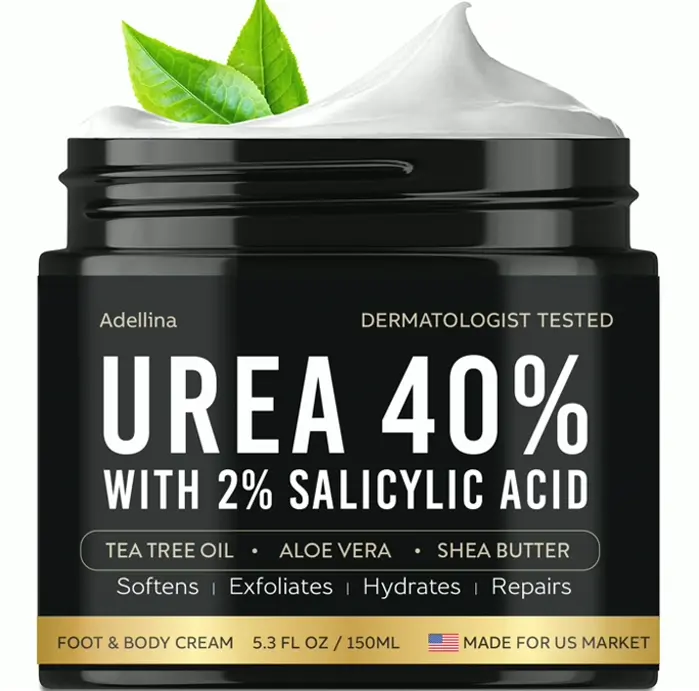 Urea Heel Moisturizer 40% for Cracked Skin, 5.3 OZ