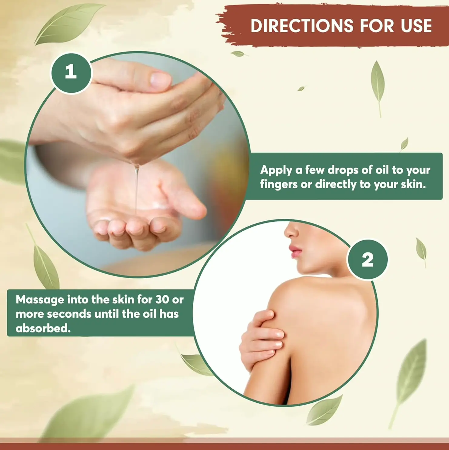 Ayurvedic Natural Body Oil with Agarwood & Jasmine, 3.38 Fl Oz