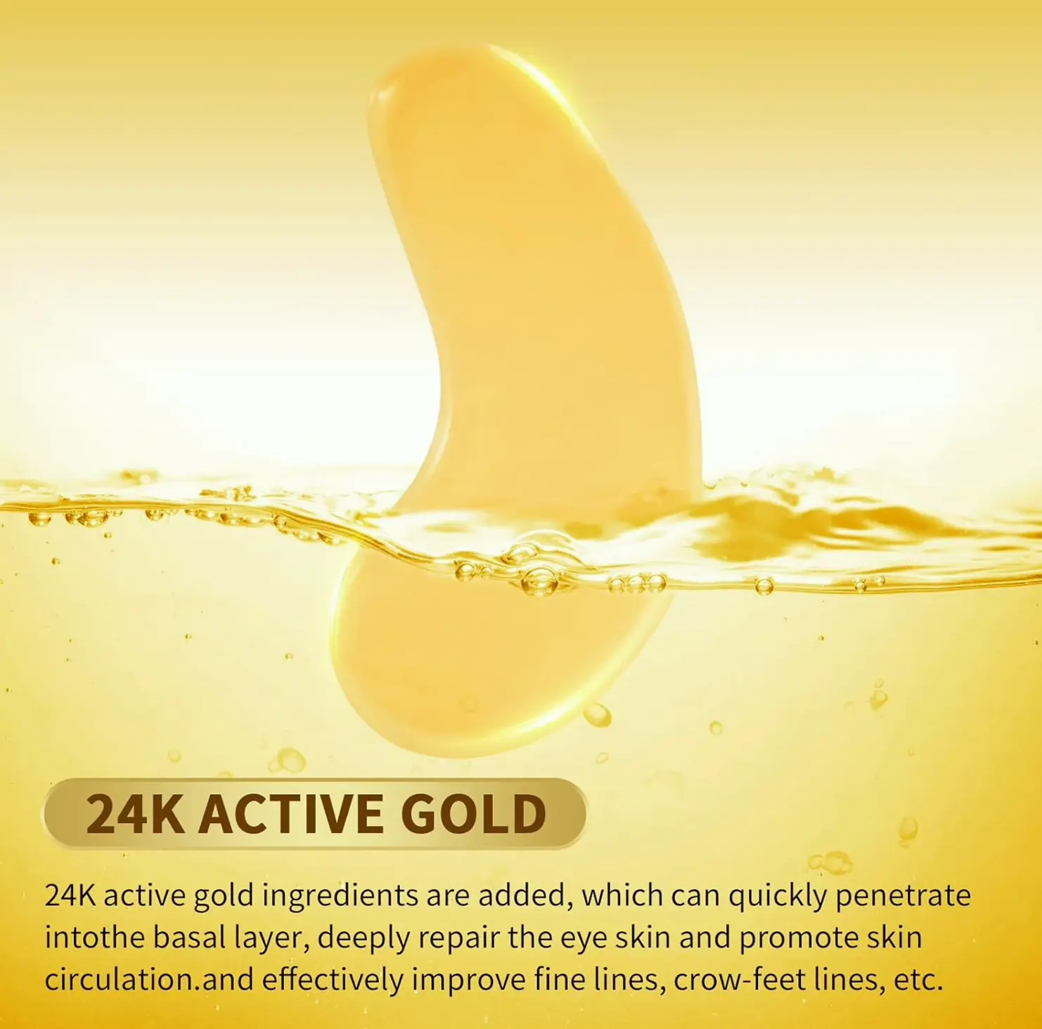 POSTA 24-Karat Gold-infused Eye Mask Care, 50 Pairs