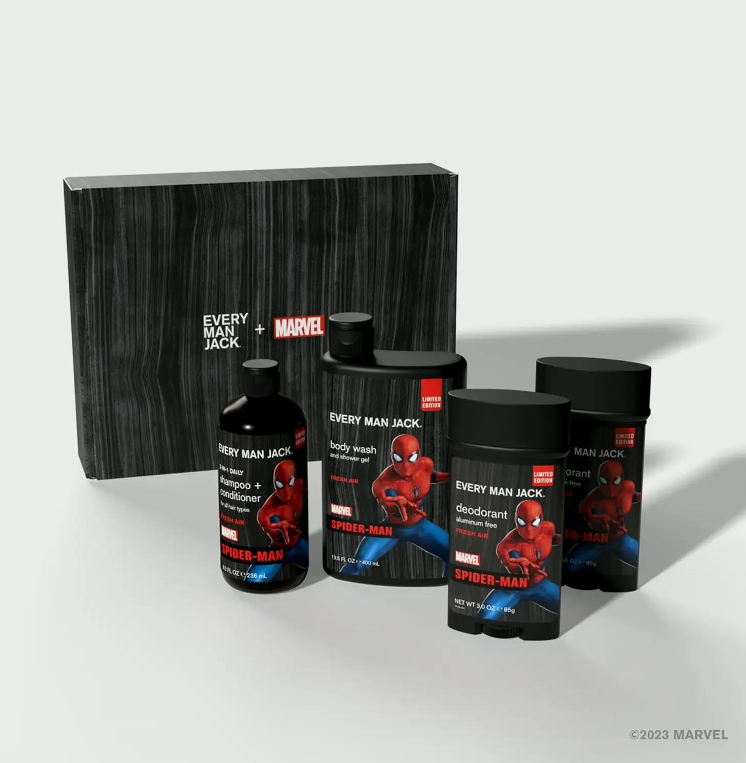 Marvel-Inspired Every Man Jack Body Kit - Bath & Body Marvel-Lover Gift