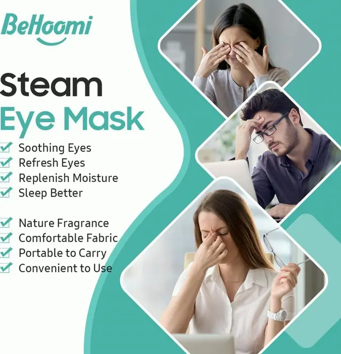 20-Pack Steam Heated Eye Masks, Self Warming, Unscented