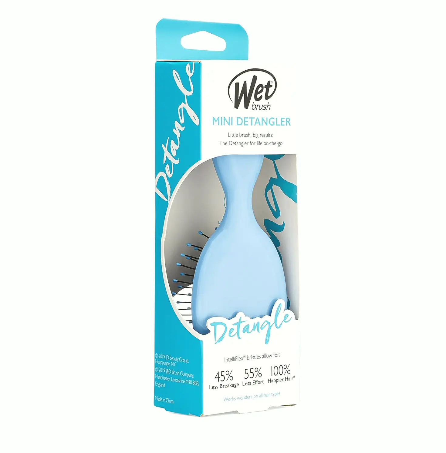 Moist Brush Compact Hair Brush