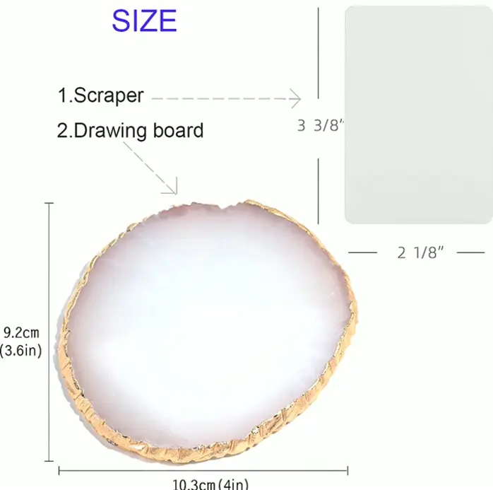 Epoxy Manicure Art Palette with Tools