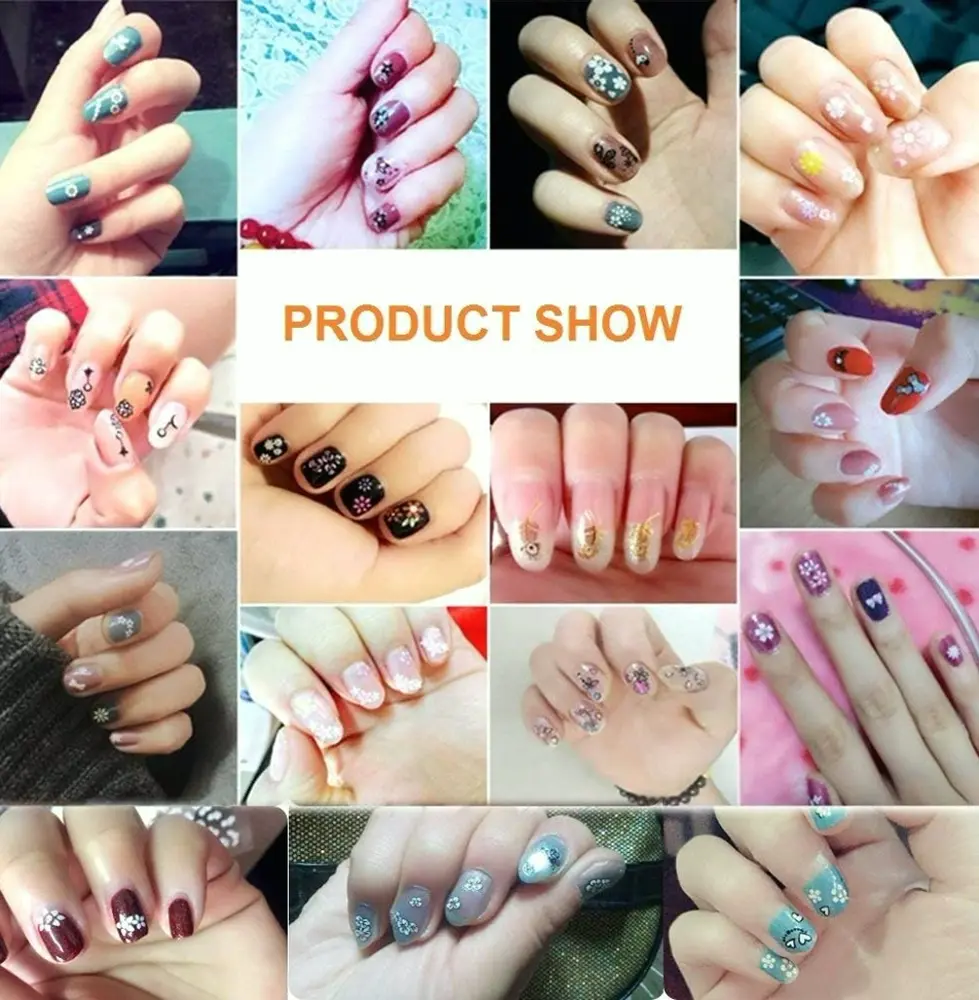 Thirty Sheets Three-Dimensional Manicure Art Decals
