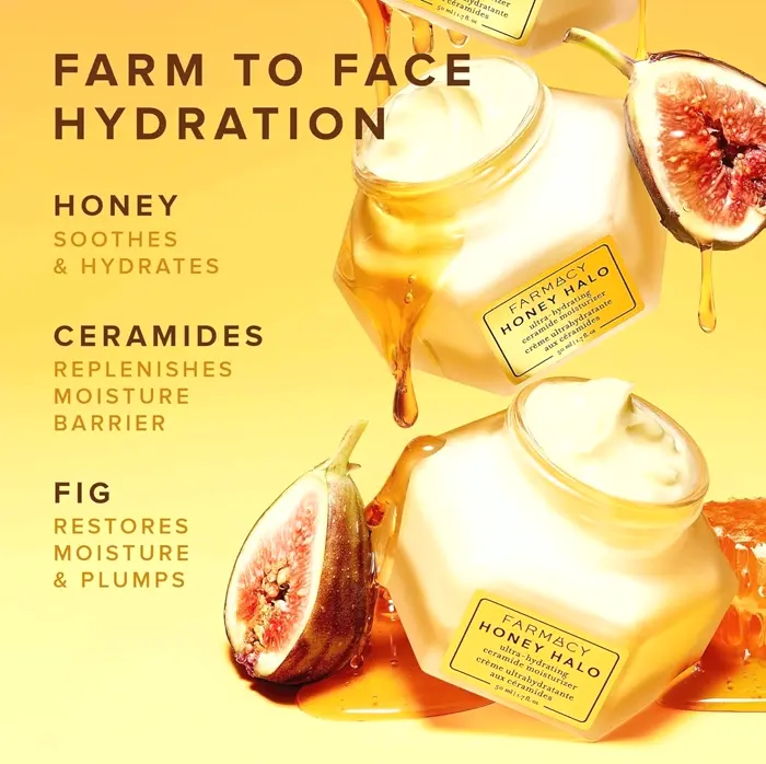 Farmacy Honey Halo Face Moisturizer for Parched Skin