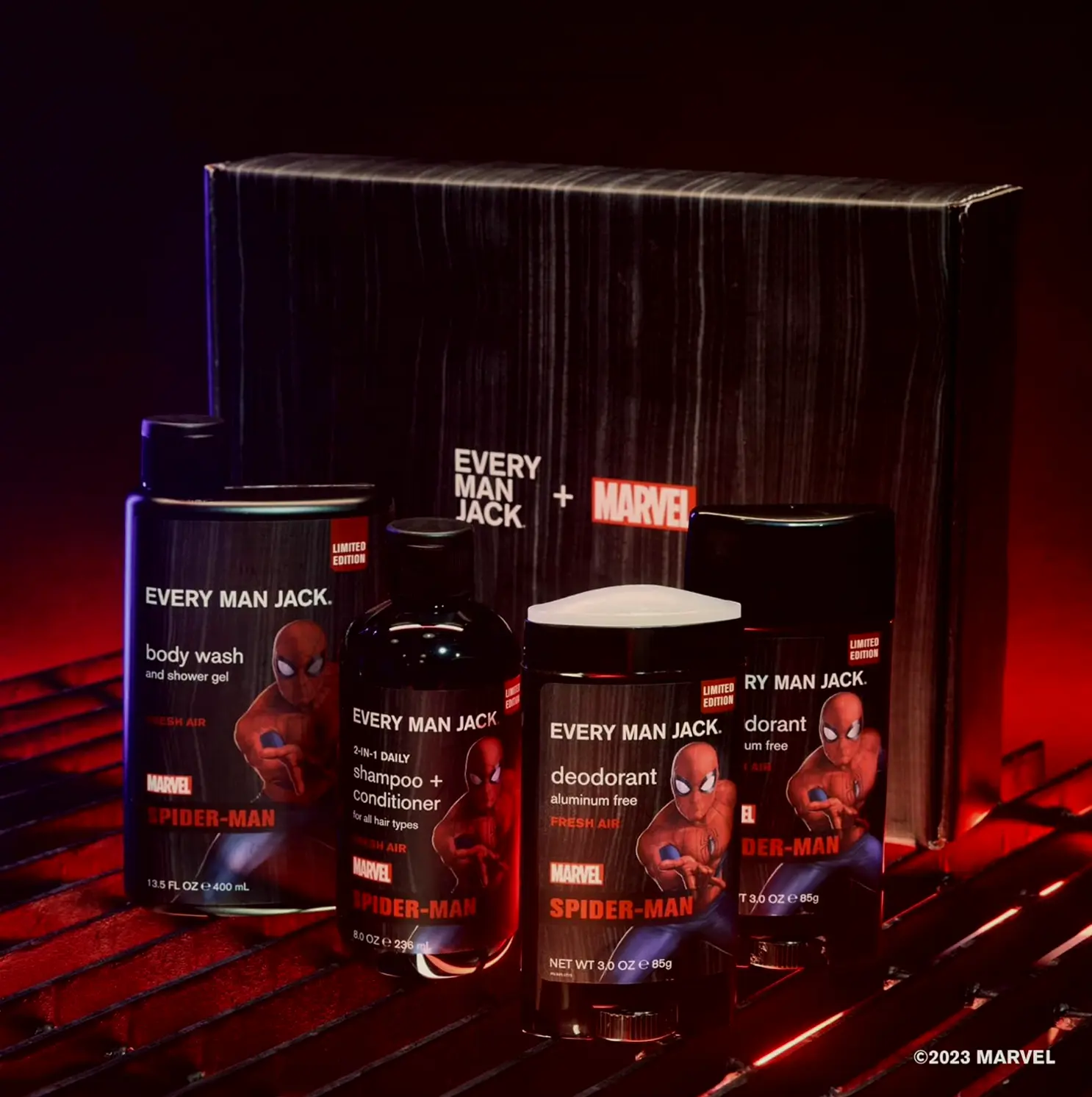 Marvel-Inspired Every Man Jack Body Kit - Bath & Body Marvel-Lover Gift