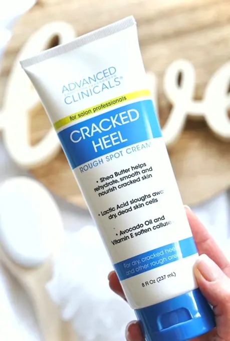 Advanced Clinics Heel Lotion for Damaged Skin, Shea Butter, 8oz