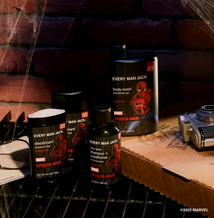 Marvel-Inspired Every Man Jack Body Kit - Bath & Body Marvel-Lover Gift