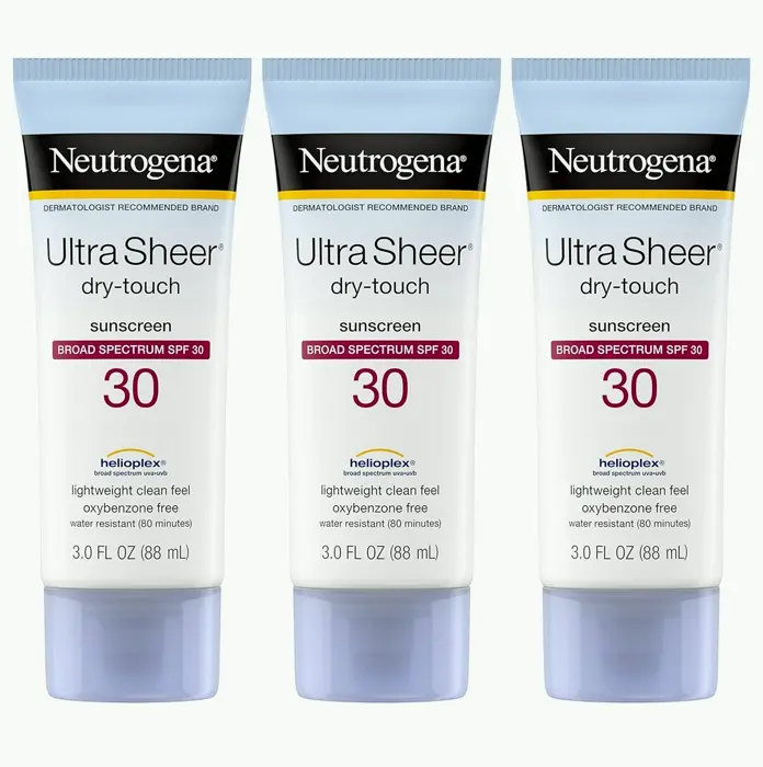 Dry-Touch Sunscreen Lotion, SPF 30, Pack of 3