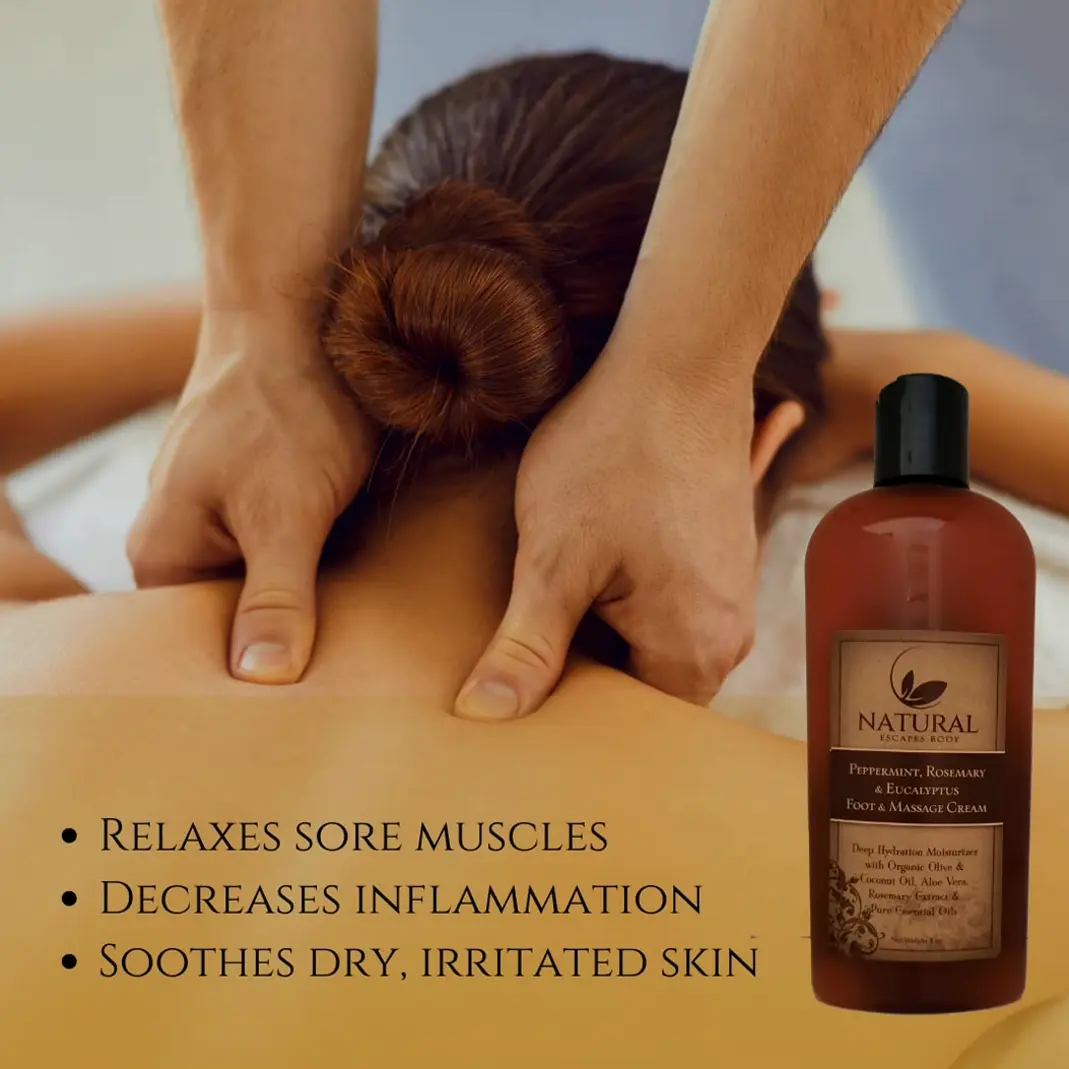 Peppermint, Herb & Eucalyptus Therapeutic Feet Cream - Repairs & Moisturizes