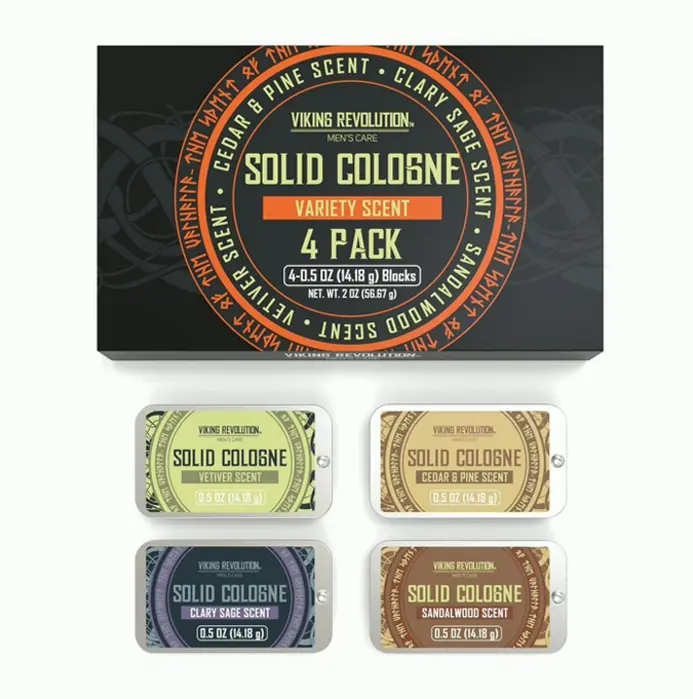 Warrior Revolt 4-Pack Solid Cologne for Men