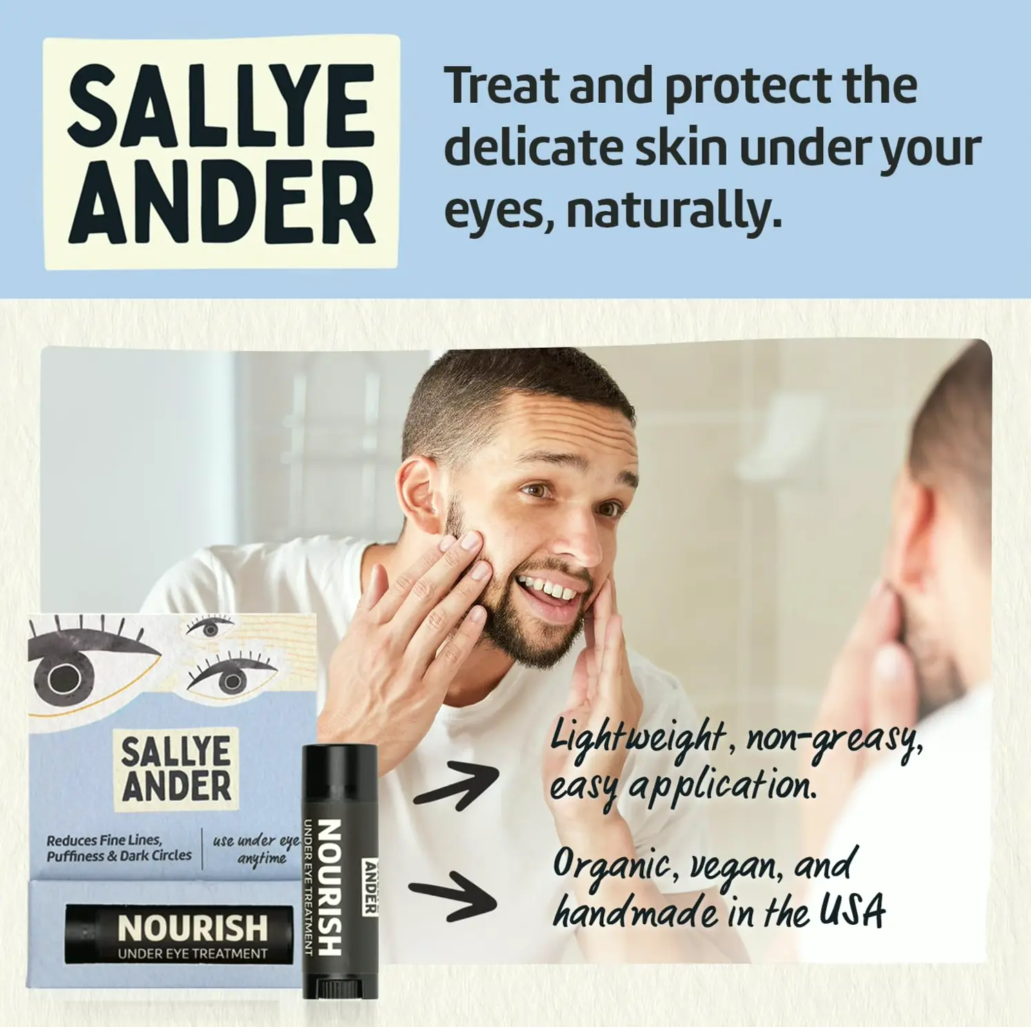 Nourish Under Eye Care for Dark Circles & Wrinkles