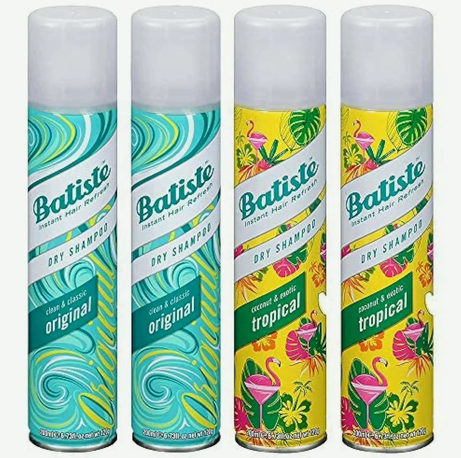 Batiste Dry Shampoo Spray Four Pack Mix