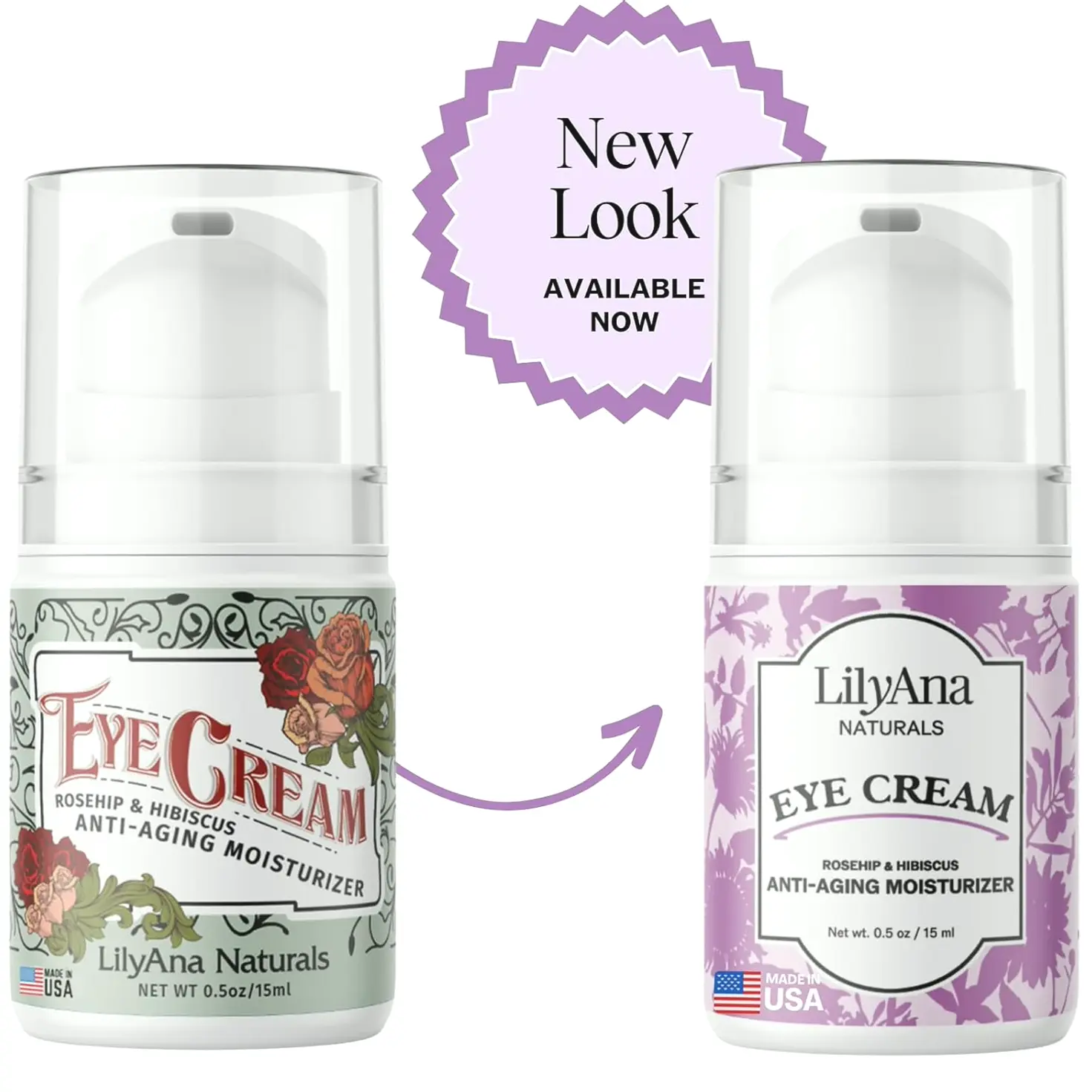 Natural Eye Cream for Under-eye Issues and Puffiness