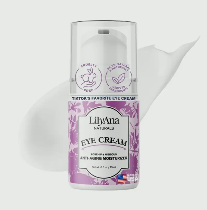 Natural Eye Cream for Under-eye Issues and Puffiness