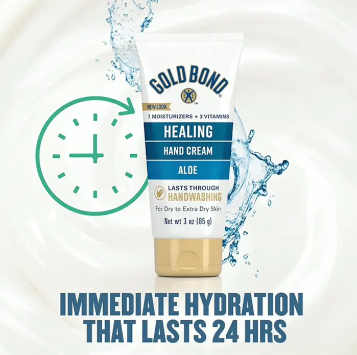 Premium Cream Healing Hand Cream, 3 oz, with Aloe