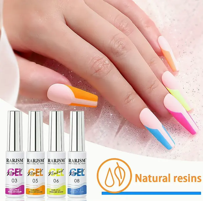Twelve Color Nail Kit - Pink Silver Manicure Tools