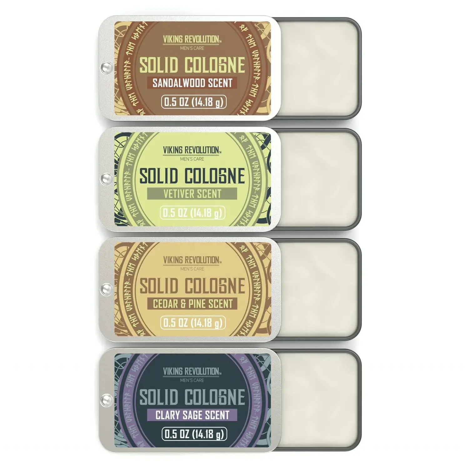 Warrior Revolt 4-Pack Solid Cologne for Men