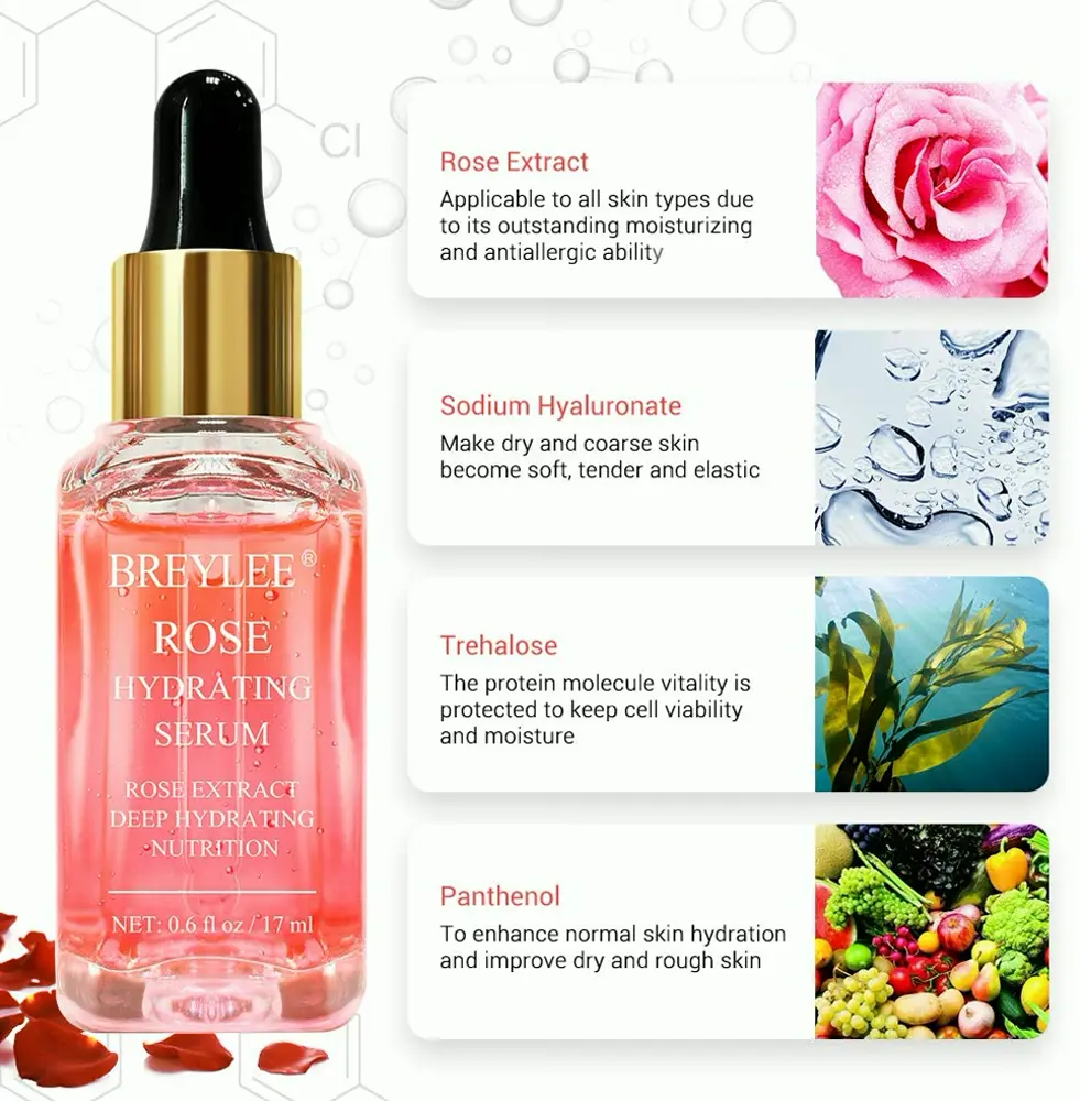 BREYLEE Rose Hydrating Face Elixir 17ml